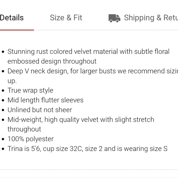 SOLD Danielle Embossed Velvet Maxi Dress | Rust - Picture 4 of 4